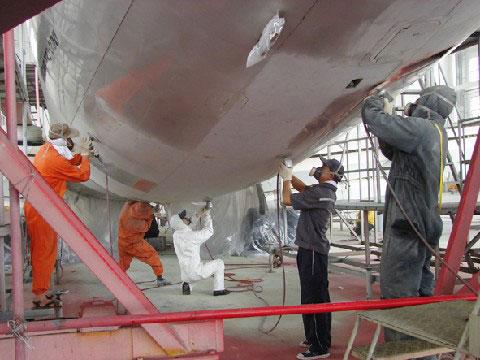 国航成都维修基地为海南航空公司飞机整机喷漆